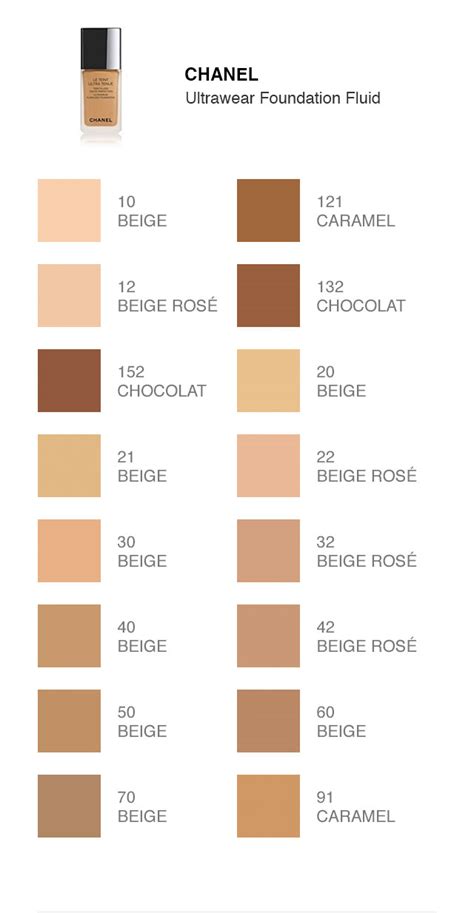 chanel colors|chanel color chart.